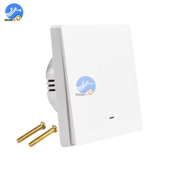AC85-250V 1 2 3 way Wifi Smart Light Switch WIFI control 433MHZ RF433 Wireless remote control Switch for Tuya APP Smart Life AC85-250V 1 2 3 way Wifi Smart Light Switch WIFI control 433MHZ RF433 Wireless remote control Switch for Tuya APP Smart Life