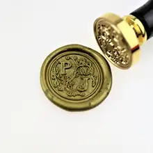 Индивидуальные инициалы с цветочным воском печать/Пользовательские Свадебные печати/свадебные приглашения печать/на заказ Свадебная печать