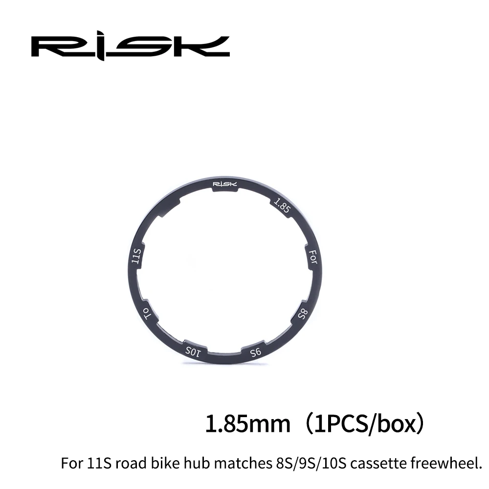 Риск 1/1. 5/2/1,85/2,18/2,35 мм велосипедный вынос руля концентратора втулок Алюминий сплав MTB дорожный велосипед Нижняя шайба кронштейна Кассетный Маховик Gaske - Цвет: 1pc 1.85mm