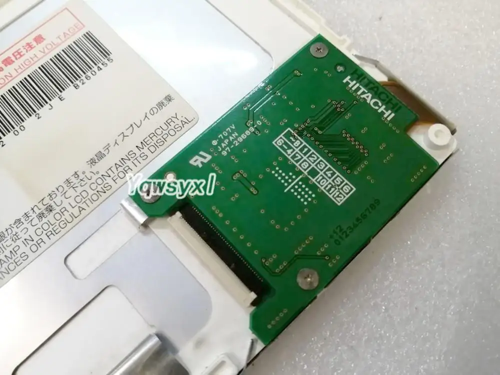 Original Polegada Painel Lcd para Hitachi Tx18d11vm1caa 800x480 Industrial Display Lcd Reparação de Tela Substituição - Imagem 3