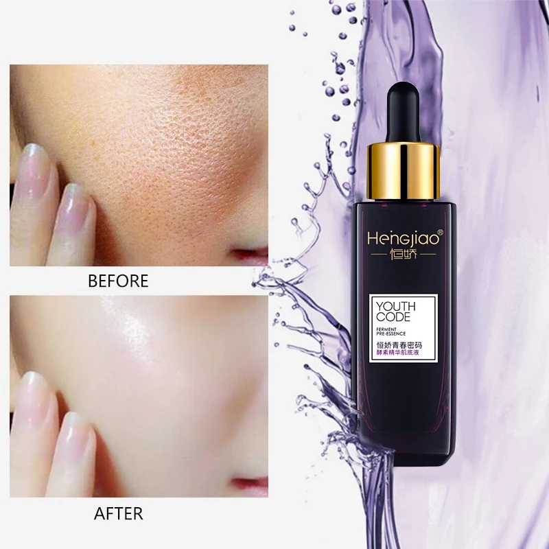 

2019 Enzyme Face Serum Moisturizing Shrinking Pores Firming Skin Anti Wrinkle Anti Aging Face Fine Lines Skin Care