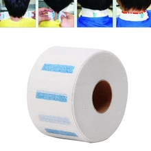 1 рулон Pro белый водонепроницаемый одноразовый эластичный бумажный воротник полоски для парикмахера водонепроницаемый Салон парикмахерский салон парикмахерский инструмент