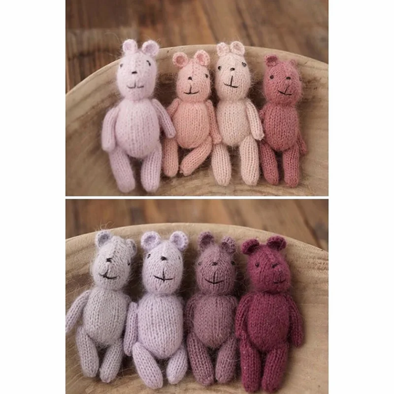 Obtenga esto Atrezos para fotografía de bebés recién nacidos, accesorios de fotografía de estudio, muñeca de conejo de punto de bebé 8bWZw5VXOYO