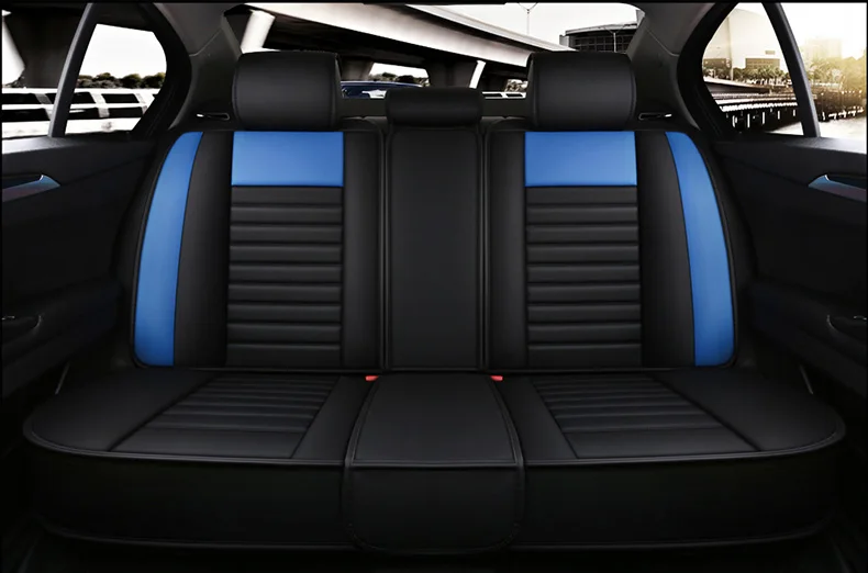 Good Blue Back 1pcs Новое поступление, Всесезонная подушка для автомобильного сиденья, не двигается, универсальный чехол для автомобильных сидений, чемодан, не скользит, общие прыжки, hatchards - Название цвета: Good Blue Back 1pcs