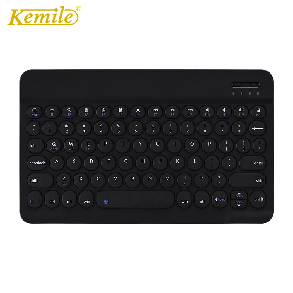 Ультра тонкая Bluetooth клавиатура для IOS для samsung, Android, планшета, Windows для iPad 9,7 10,5, Bluetooth клавиатура, беспроводная клавиатура