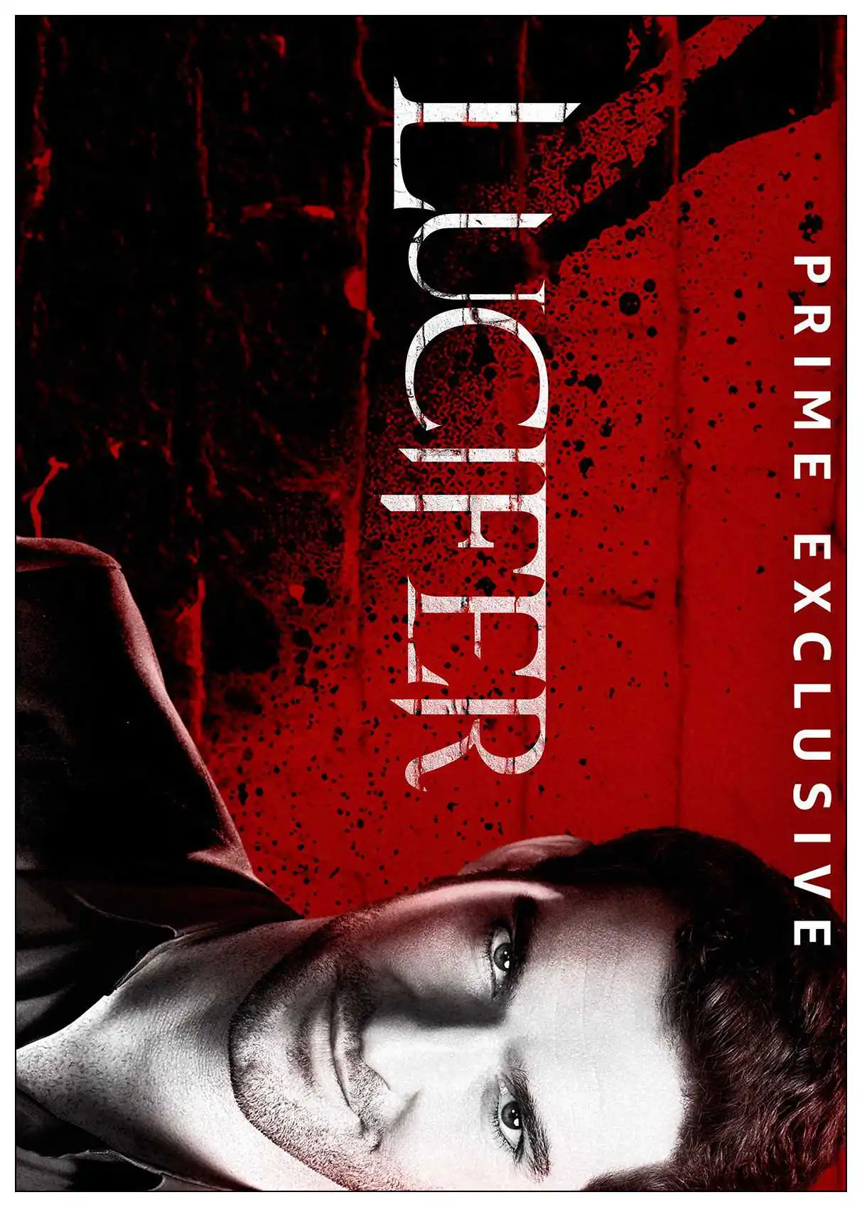 Облицовочный плакат Lucifer ТВ серии показ стикер на стену белая бумага домашний декоративный плакат на стену Прозрачный декор изображения - Цвет: E198