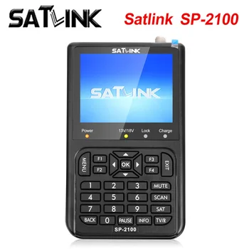 

2020 Original SATLINK SP-2100 HD DVB-S/S2 and MPEG-2/4 Digital Satellite Signal Finder Meter with 3.5 Inches LCD Color Screen