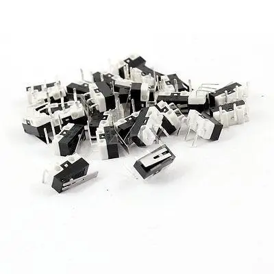 

30 Pcs 1A 125VAC SPDT Short Hinge Lever Action Mirco Switch