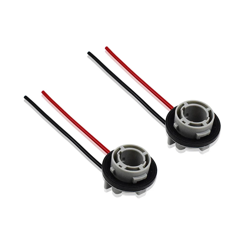 2Pcs 1156 전구 소켓 BA15S 램프 홀더 P21W 어댑터베이스 커넥터