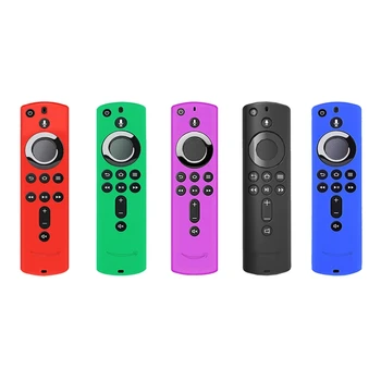 

TV Remote Control Protective Case Soft Silicone Cover Dust Protect Anti-Slip Skin Shell For Amazon 5.9 Inch Fire TV Stick 4K