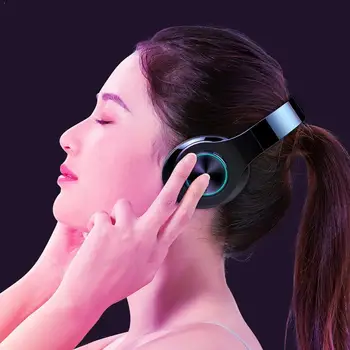 

Wireless Headphones Bluetooth Earphone 5.0 Deep Bass Noise Stereo For Mobile Reduction Headsets Gaming R8Y1