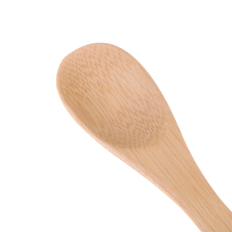 Wooden Spoon Fork Bamboo Kitchen Cooking Utensil Tools Soup-Teaspoon Tableware Stirring spoon bar kitchen accessories
