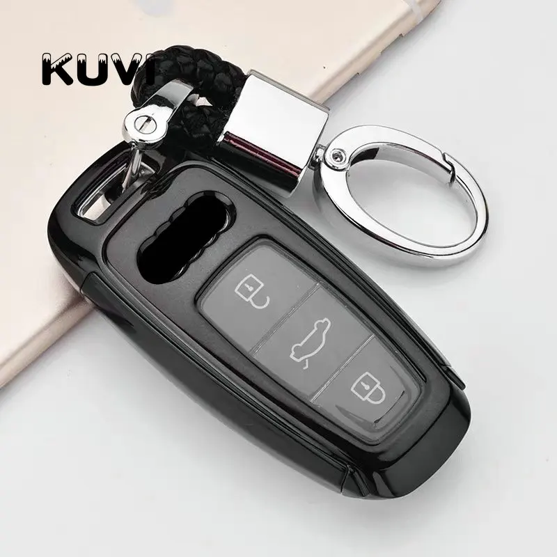 Высокое качество PC+ TPU чехол для ключей защитный чехол для AUDI A4L A6L A7 A5 A8 Q5 год чехол для ключей