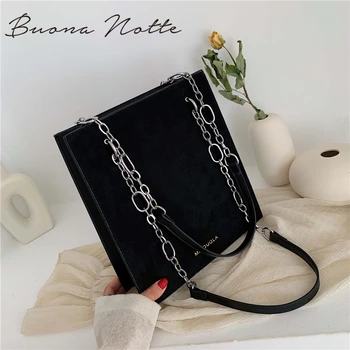 

Vintage Fashion Female Large Tote Bag 2020 New Quality Matte Leather Women's Designer Handbag Large Capacity Chain Shoulder Bags