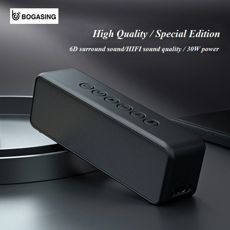 Беспроводной Bluetooth-динамик BOGASING M6 динамик Boombox s усиленный сабвуфер уличная