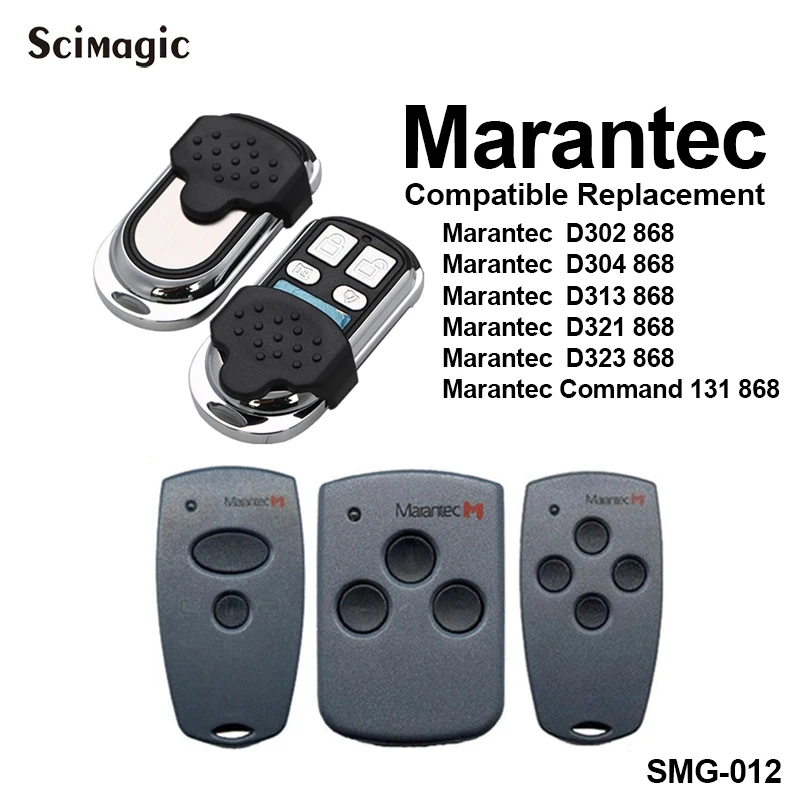 868 mhz Garage Remote Control Marantec Gate Door Opener For D302 D304 D321 D323 D382 D384 131 Digital 302 868.3 MHz Controls