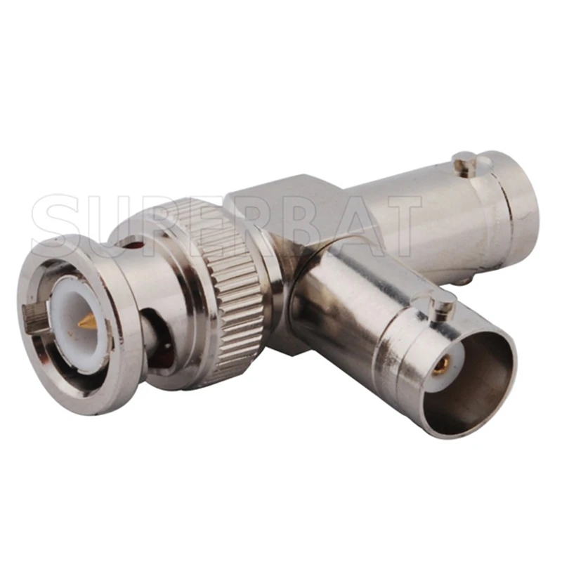 Superbat 5pcs BNC Adapter RF Coaxial Connector Set Various Colors BNC Female to Jack to Plug for Electronic Components