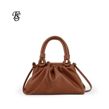 Женская кожаная сумка через плечо в стиле ретро, новинка, модная женская сумка из мягкой искусственной кожи, посылка из пельменей, женская сумка через плечо, черная, коричневая