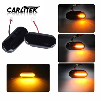 

Carlitek 2x Led Turn Signal Light Sequential Dynamic Side Marker Light For VW Golf3 4 Seat IBIZA Skoda octavia Ford Error Free