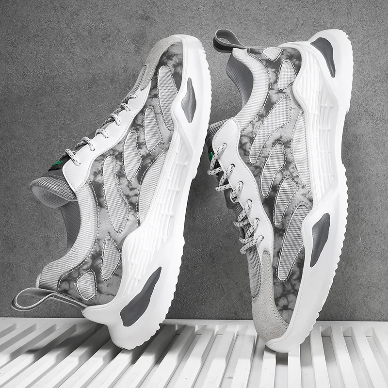 Men Running Shoes New Brand Comfortable Sport Shoes Breathable Lace-up Outdoor High Quality Footwear Trainer Sneakers 2020