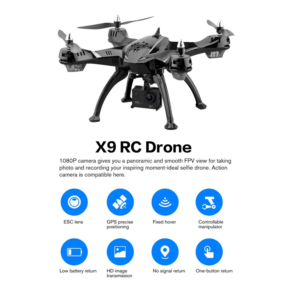Gps Дрон с 1080P HD камерой 5G FPV видео в реальном времени RC Дрон следить за мной бесщеточная высота удерживания Спортивная камера самолет