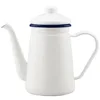 1.1L Enamel Coffee Pot Hand Tea Kettle Induction Cooker Gas Stove Universal coffee carafe ► Photo 2/6