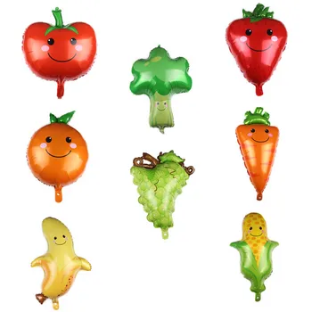 

5 Pcs Fruit Balloons Theme Party Decoration Balloons Baby Shower Party Supplies Birthday Party Decorations