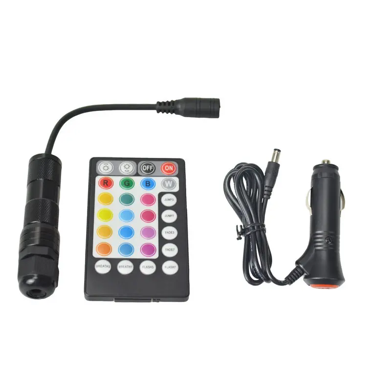 2W 12V Fiber Optic Star Light Illuminator Engine Device 18key RF Remote controlled Car/Limo Headliner Lighting Decor-Multicolor