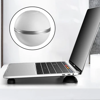 

Heat Dissipation Riser Notebook Holder Laptop Stand Stable Portable Cooling Pad Multi Height Skidproof Home Office Base Cooler