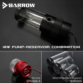 

Barrow SPG40A-X18W PWM pump + reservoir combination kit, 90/130 / 210mm reservoir, barrow water cooling heatsink