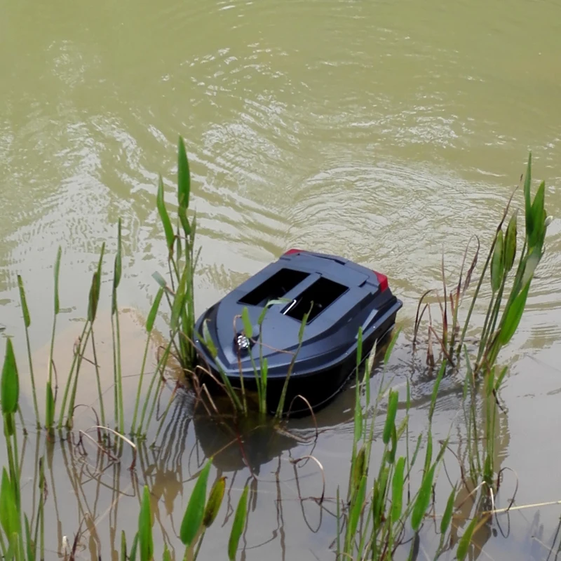 GPS Position Smart Remote Control RC Bait Boat TL-380D With Double Hopper Remote Control Sonar Fish Detector Fishing Bait Boat 2