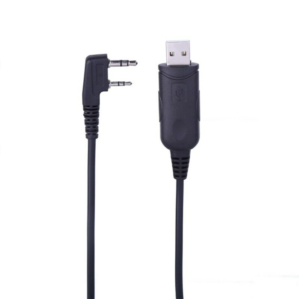 Линия записи Walkie Talkie программное обеспечение CD USB Кабель для программирования стабильный профессиональный черный аксессуары радио для Baofeng UV-5R