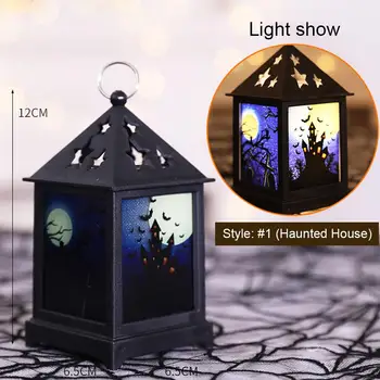 

Halloween Lamp Witch Pumpkin Lamp Hanging Lantern Creative Horror Pumpkin Light Kids