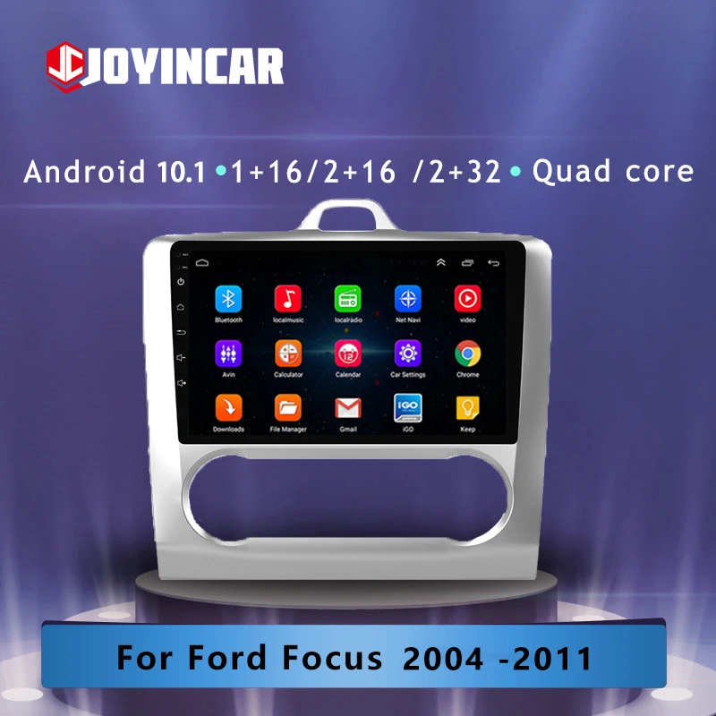 

Android 10.1 Car MP5 Player For Ford Focus 2004-2011 With Gps Radio Bluetooth 2GRAM 32GROM Map Head Unit Wifi Camera