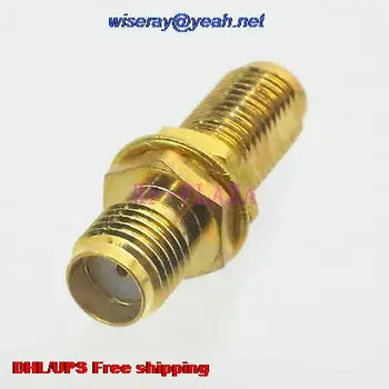 

DHL/EMS 200pcs Adapter SMA female to SMA female bulkhead RF COAXIAL with one year warranty -a4