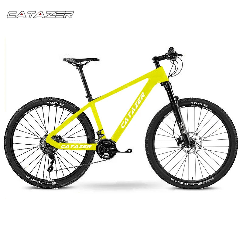 CATAZER Carbon Mountain font b Bike b font 17 19 21 With Carbon Fiber Frame 27