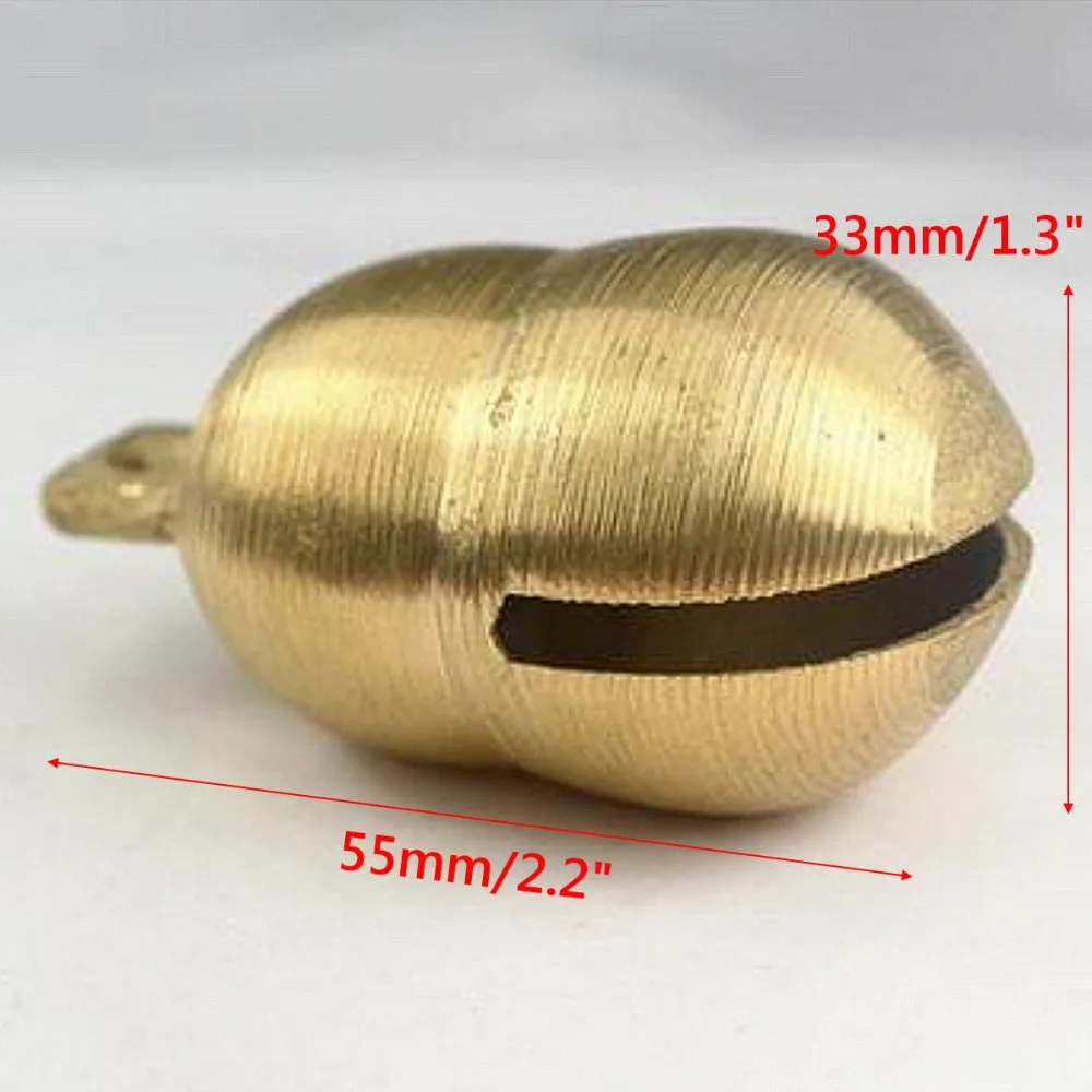 Cow Horse Sheep Dog Cattle Grazing Bell Anti-Lost Brass Bell 2 Size vintage jingle bells copper bells