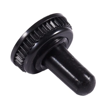 

New 10 x Waterproof Toggle Switch Boot Cap Black Rubber Cover 6mm Diameter