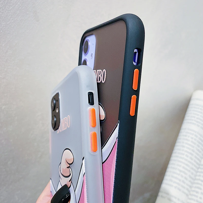 2 в 1 стиль бампер чехол для телефона Samsung Galaxy S10 S9 S8 Plus Lite Note 8 9 10 Pro мультфильм Dumbo