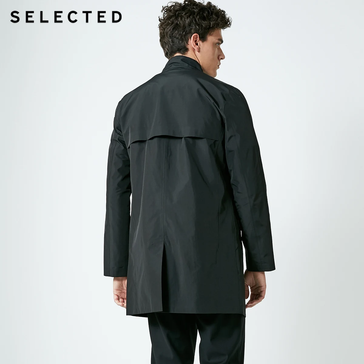 SELECTED водонепроницаемый деловой Тренч с длинными рукавами куртка мужская | 418321518
