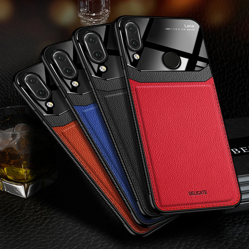 I coque, чехол, чехол, для HuaWei Nova 3 4 Nova3 Nova4 4e кожаный зеркальный Силиконовый противоударный телефон роскошные оригинальные милые чехлы