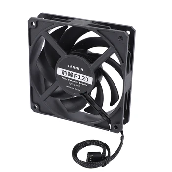 

NEW-120mm 120X25mm DC 12V 4Pin 0.5a High Speed Computer PC Bearing Cooling Fan Case