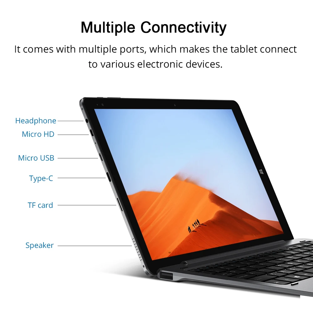 CHUWI Hi10 Air Intel Cherry Trail-T3 Z8350 четырехъядерный Windows 10 планшет 10,1 дюймов 1920*1200 4 Гб ОЗУ 64 Гб ПЗУ type-C 2 в 1 планшет