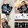 Sibling Set Big Brother Little Sister Sibling Clothes Children's Gift Big Bro Lil Sis Brother Sister TShirt Baby Gift Clothes 2