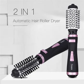 

Professional Brush Rotating Curler Roller Powerful Dryer Hair Blow Brush Comb Styler Heating Styling Tools for Dry Wet 35