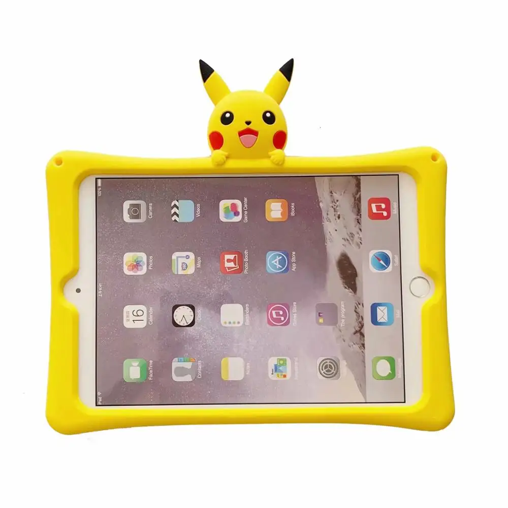 For iPad 10.2 7th Для iPad 9,7 5th 6th 10,2 7th Pro 9,7 10,5 11 чехол с милым 3D мультяшным рисунком силиконовый PC чехол-подставка для iPad Air 1 2 3 планшет детский чехол - Цвет: For iPad 10.2 7th