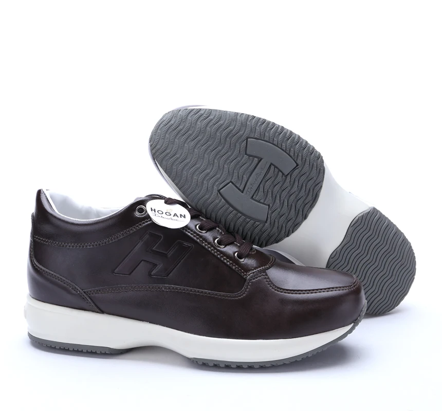 Hogan Scarpe/; модная роскошная мужская повседневная обувь; мужские кроссовки из натуральной кожи; дышащие удобные кроссовки для бега