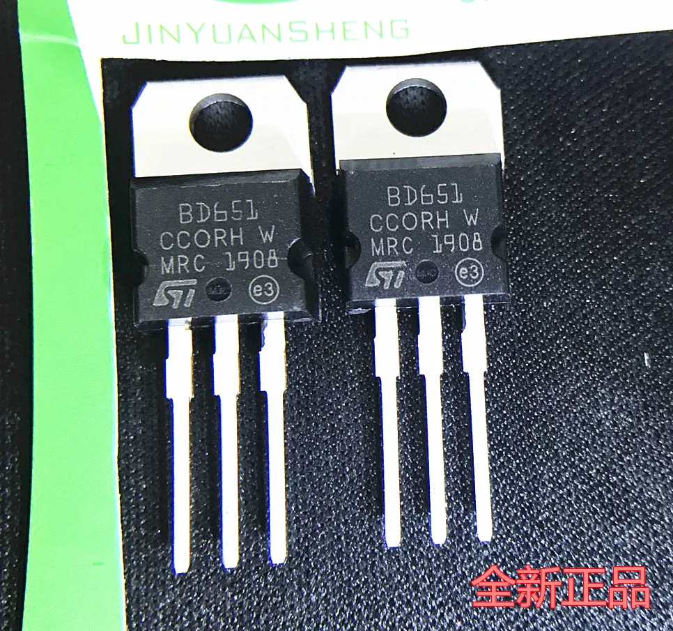 10 шт./лот BD651 Силовые транзисторы NPN 8A 120V транзистор Дарлингтона T0-220 новый