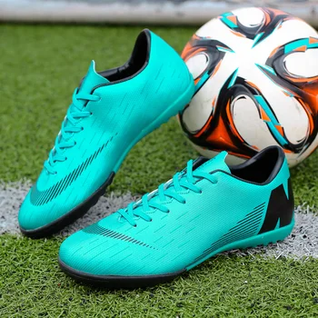 

Indoor Soccer Shoes Men Futsal High Top Soccer Cleats Adults Magista TF Football Shoes for Boys Kids Football Boots Ankle 2019