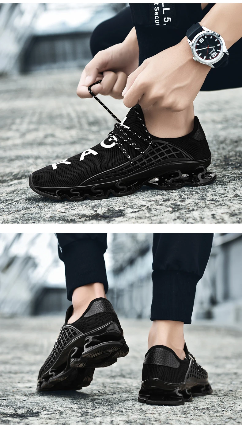 Large Size Breathable New Running Shoes Couple Fashion Casual Wild Sports Shoes Men Autumn Men's Mesh Shoes Tide Stretch Shoes